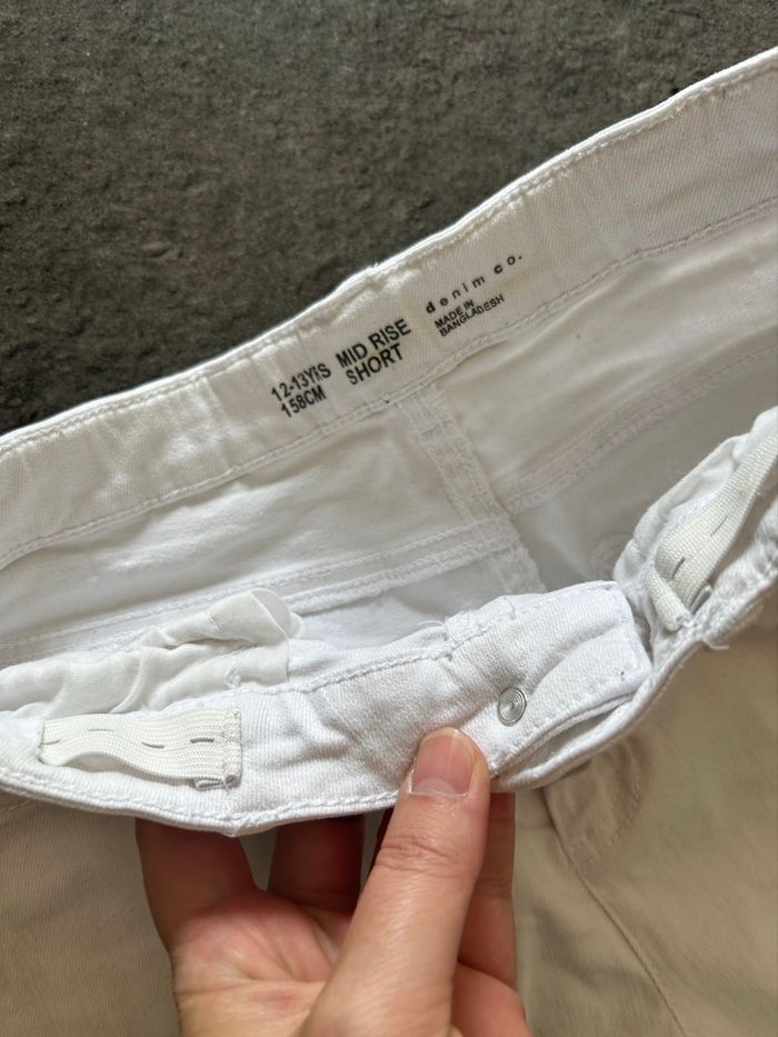 Short jean blanc - photo numéro 2