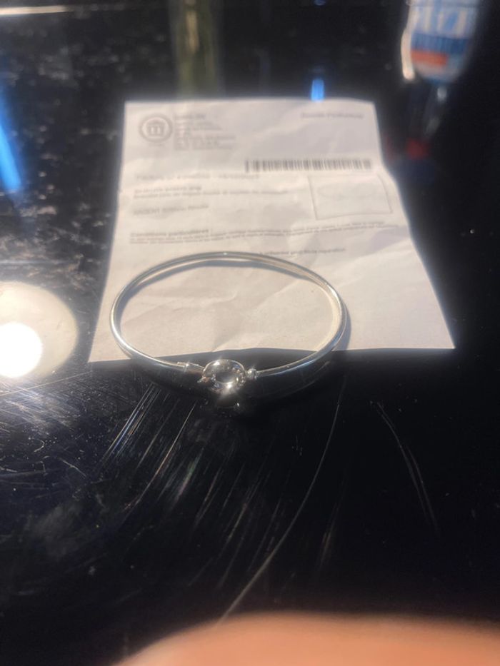 Bracelet jonc en argent - photo numéro 2
