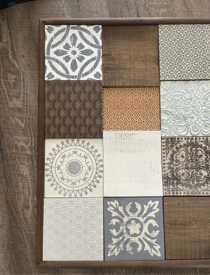 Cadre en carreaux de ciment maison du monde - photo numéro 2