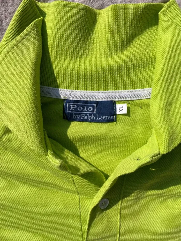 Polo Ralph Lauren Brodé Vert - XL - photo numéro 4