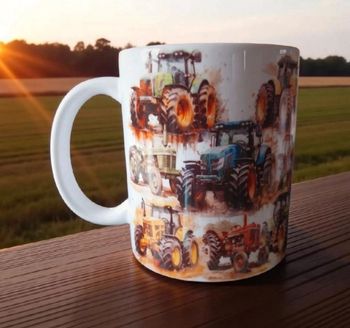 Mug tracteurs colorés