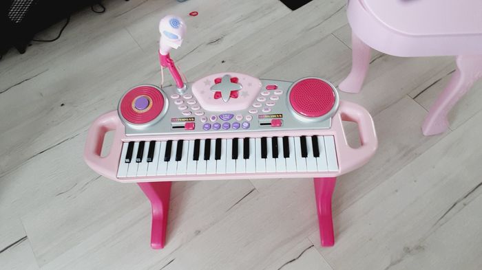 Jeu jouet enfant piano rose Groove rockstar clavier - photo numéro 5