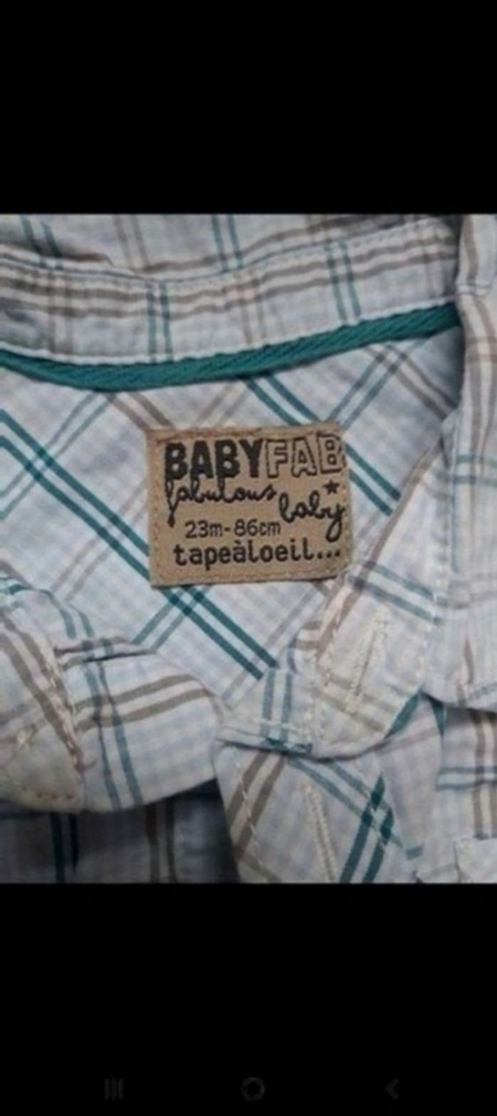 Chemise manche longue 23 mois - photo numéro 2