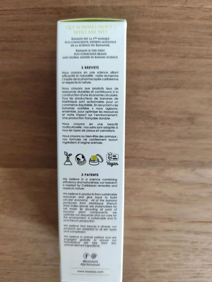 Crème de jour lissante Musalis de Kadalys - photo numéro 2
