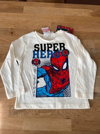 Tee shirt manche longue spiderman