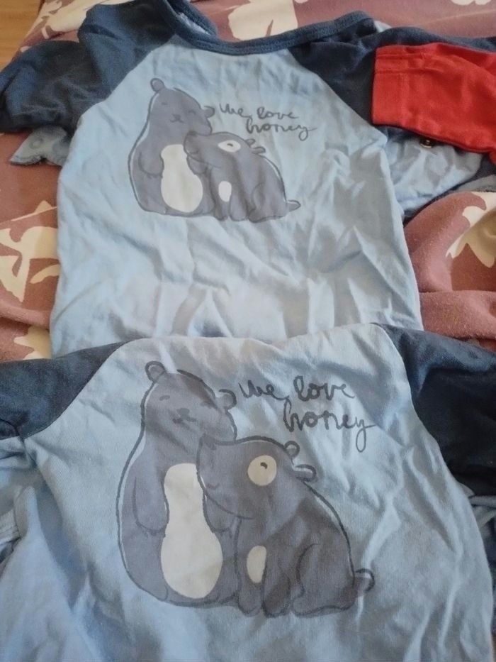 Lot de 2 pyjamas naissance garçon ou fille