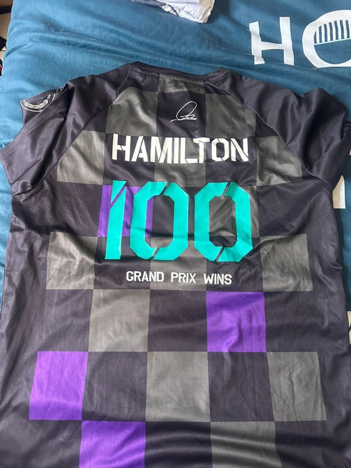 T-shirt Hamilton Mercedes - photo numéro 2