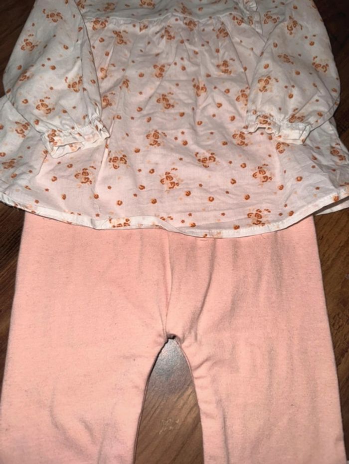 🌷Magnifique combinaison bébé fille taille 6 mois🌷 - photo numéro 2