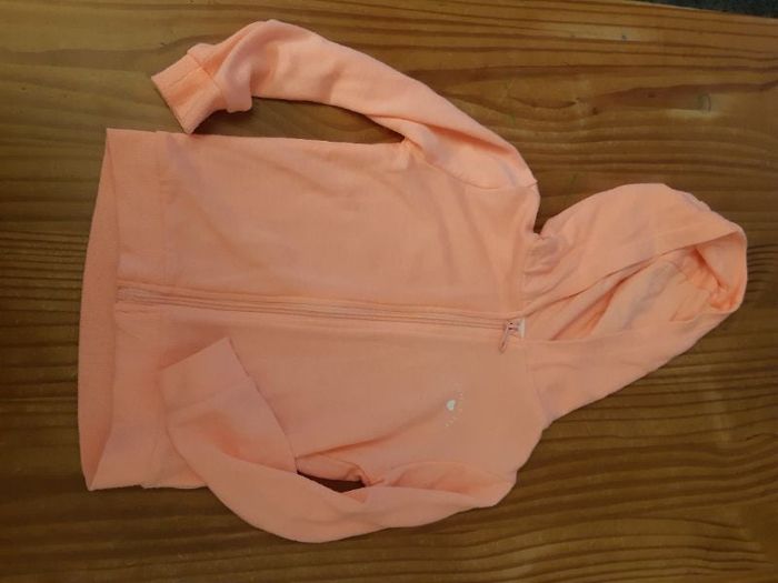 Veste corail zippé avec capuche