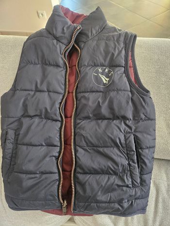 Doudoune sans manche réversible