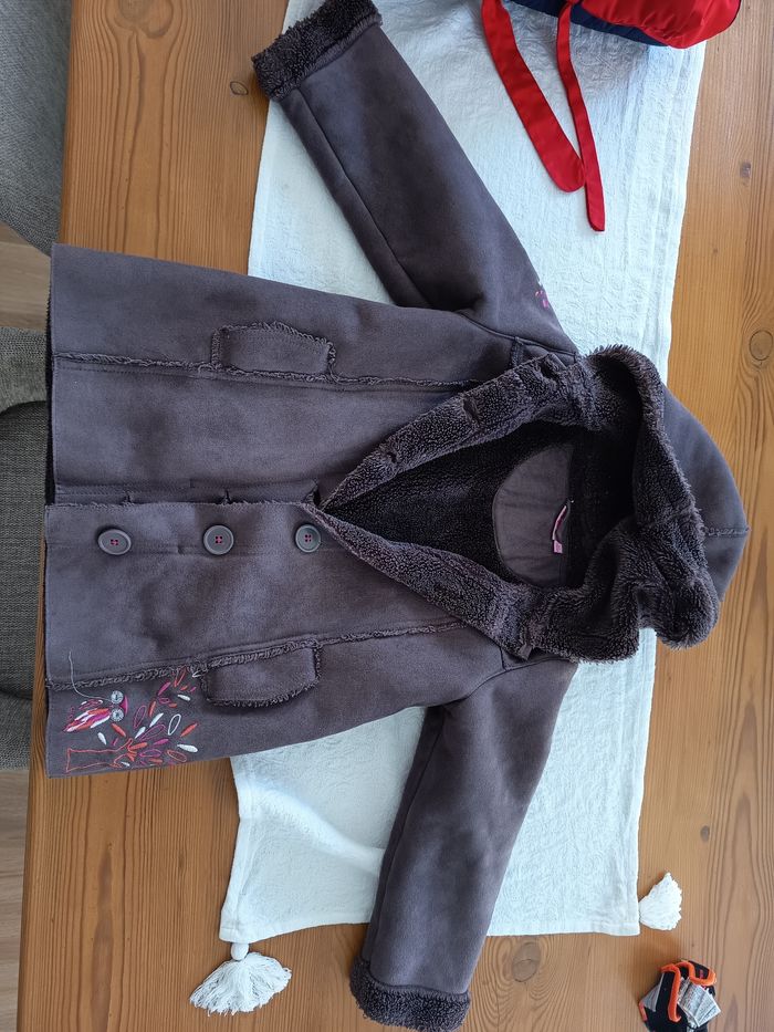 Manteau marron 6 ans