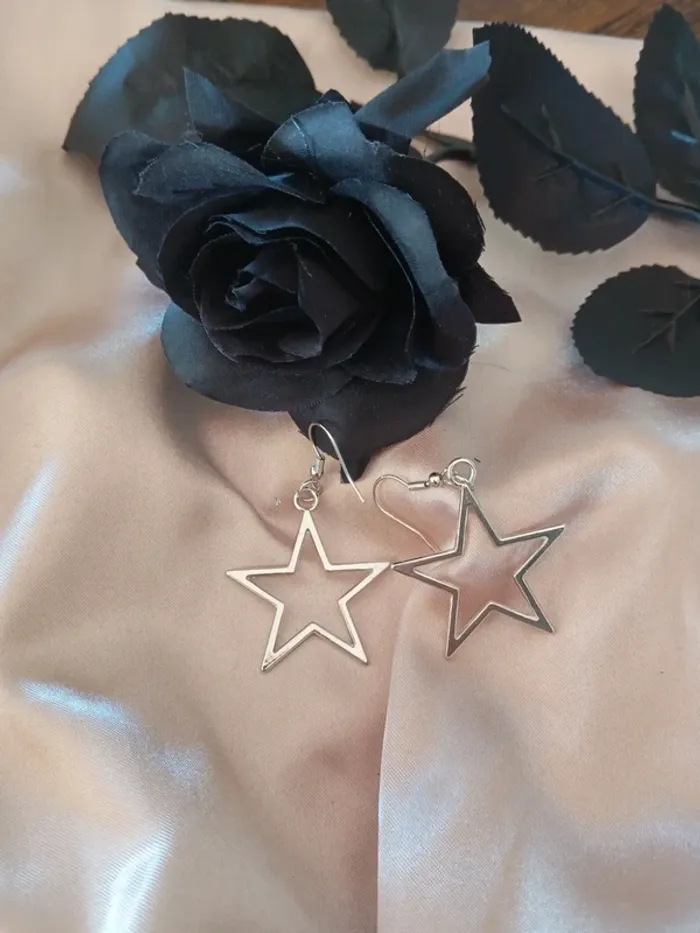 Boucles d'oreilles étoiles