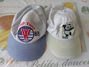 Lot 2 casquettes marques diverses taille 52 1€5
