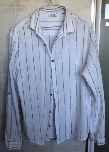 Chemise lin blanche - Iwel