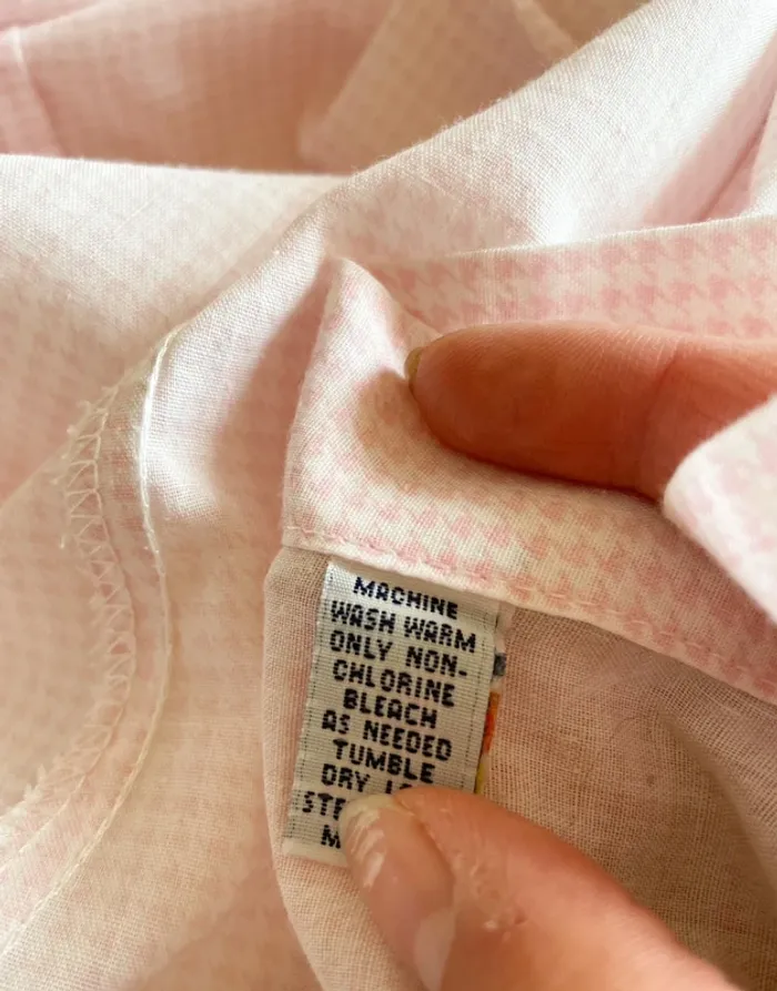 Chemisier Thomas Burberry rose et blanche taille 36 - photo numéro 5