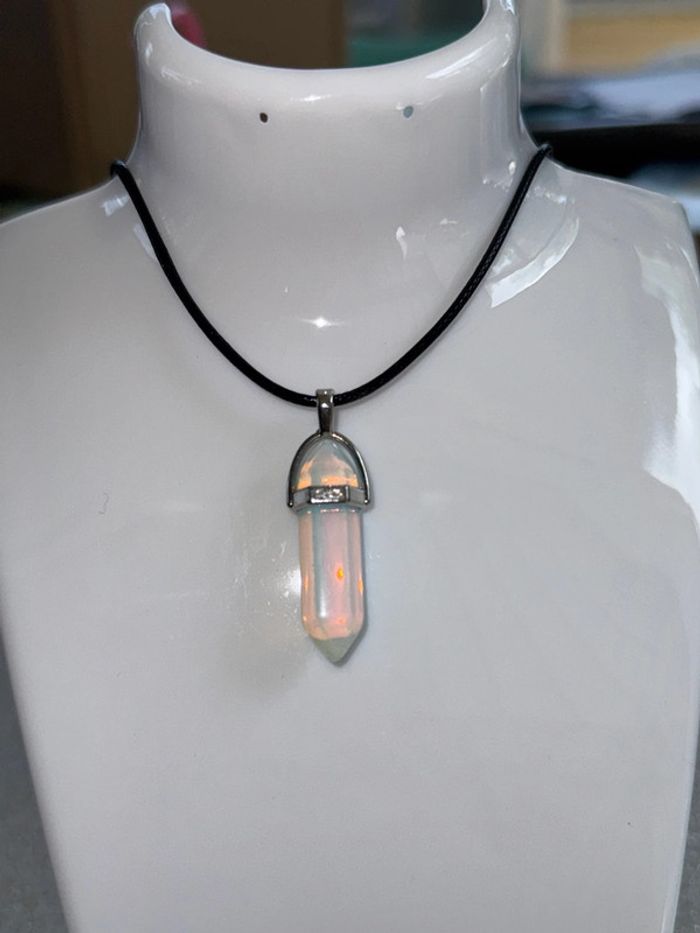 Sublime, collier, pierre naturelle, opale - photo numéro 2