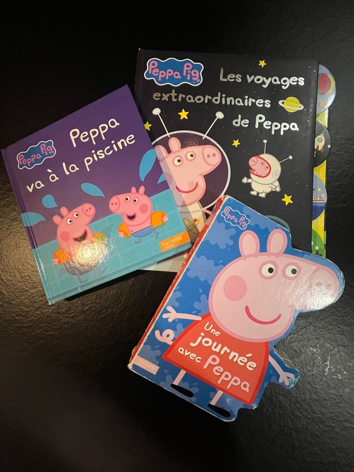 📚 Lot de 3 livres Peppa Pig – Bon état