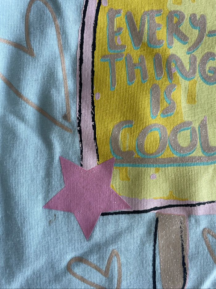 Lot 9 tshirts fille 6 ans - photo numéro 4