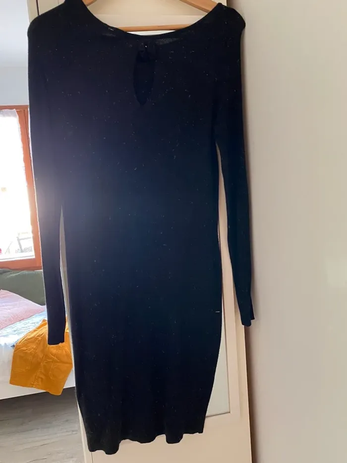 Robe noire pailletée S - photo numéro 3
