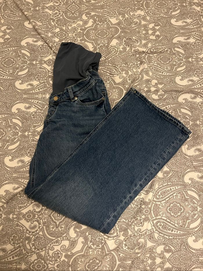 Jeans grossesse H&M bleu - photo numéro 2