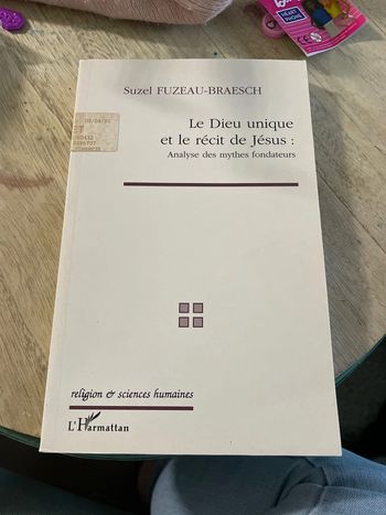 Livre : le dieu unique et le récit de Jesus