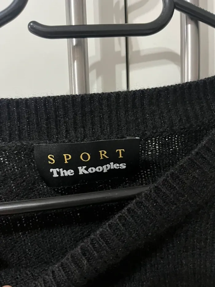Pull noir The Kooples en laine et cachemire - photo numéro 2