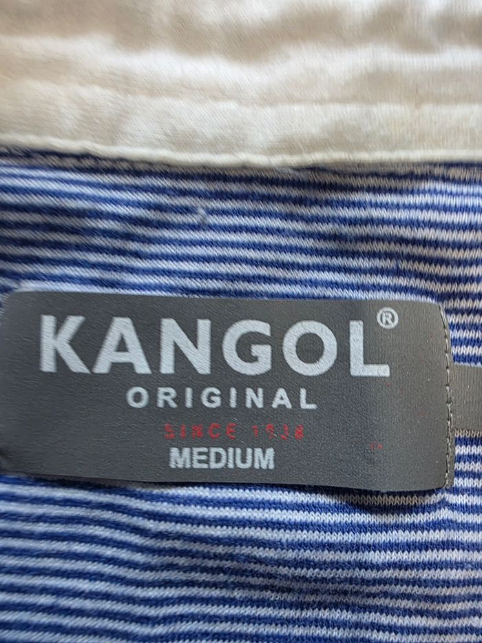 Polo bleu kangol très bon état taille M - photo numéro 4