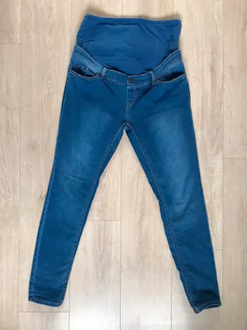 Jean de grossesse / maternité super skinny bleu stone taille 40