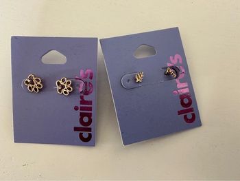 Lot de 2 paires de boucles d’oreille