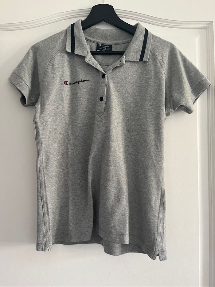 Polo gris Champion