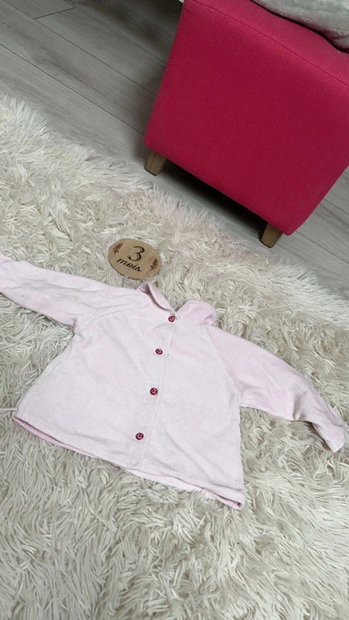 Haut velours rose - photo numéro 4