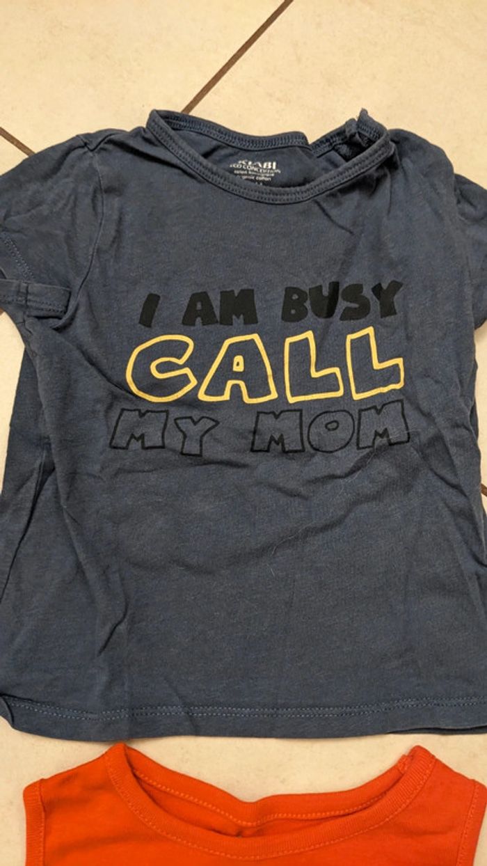 Lot t-shirt débardeur garçon 2 ans - photo numéro 3