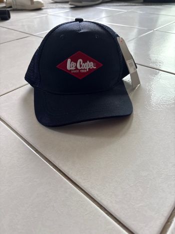 Casquette homme lee Cooper bleue marine neuve avec étiquette 