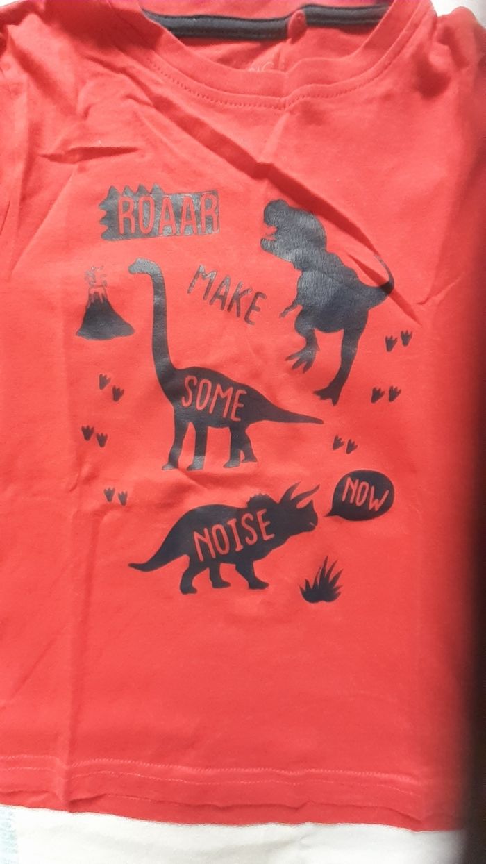 Sweet rouge motif dinosaures marine - photo numéro 2