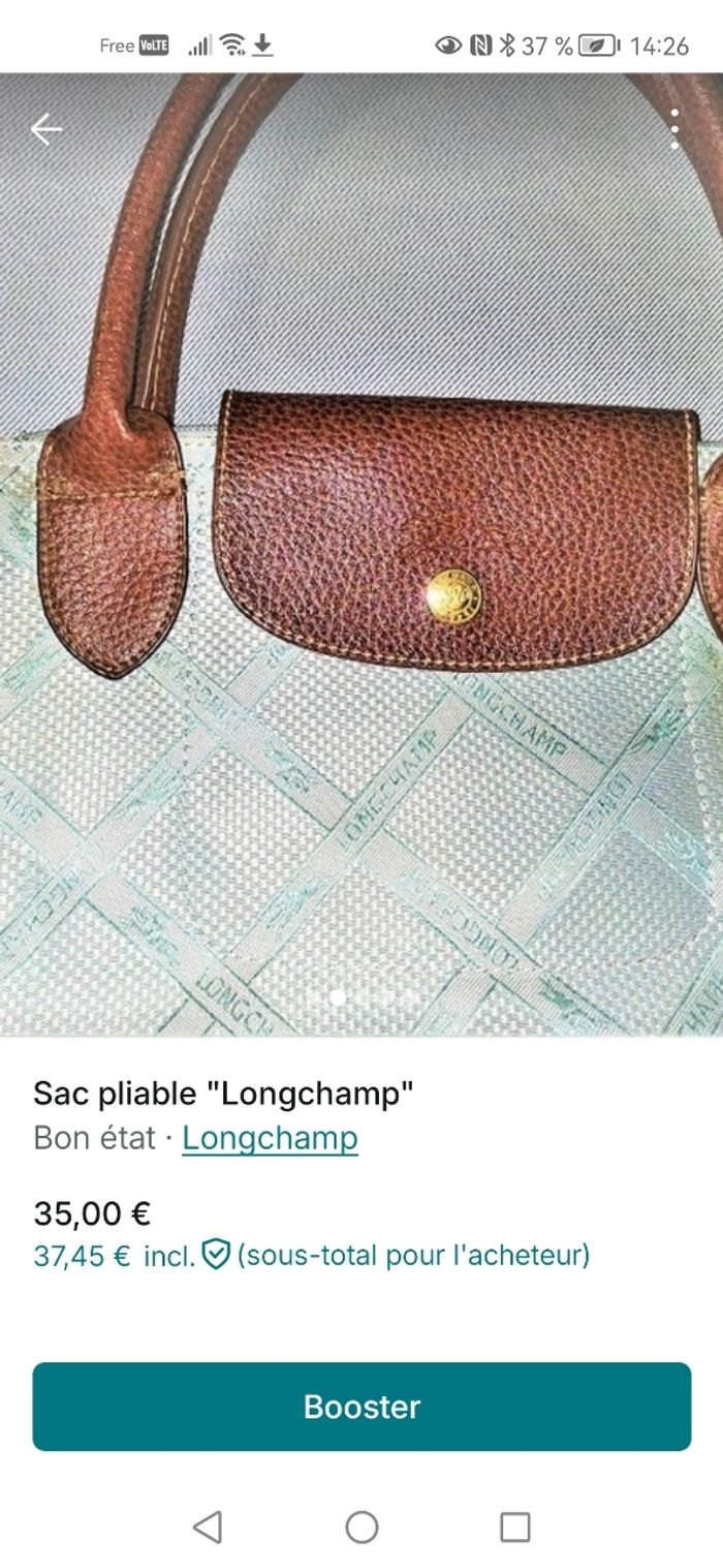 Sac à main "Longchamp" - photo numéro 2