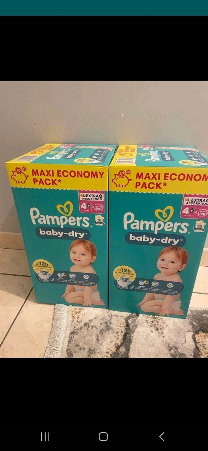 39 euro les 2 maxieconomy pack pampers taille 4 plus