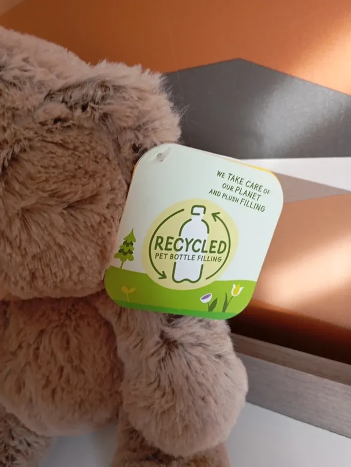 1€ neuf nounours peluche recyclé idéal cadeau anniversaire ou naissance - photo numéro 2