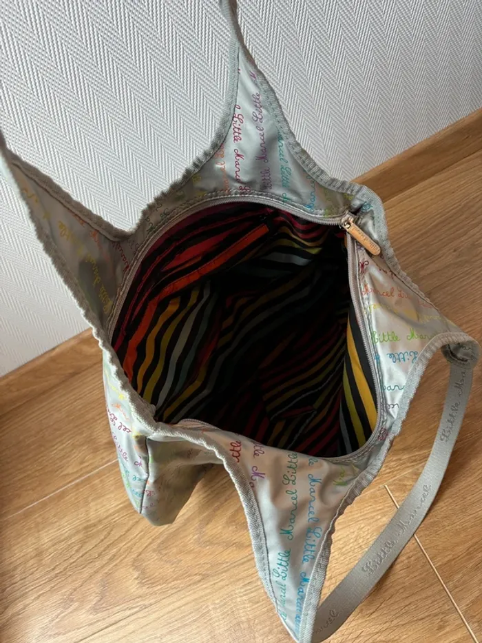Sac Little Marcel gris argenté - photo numéro 2