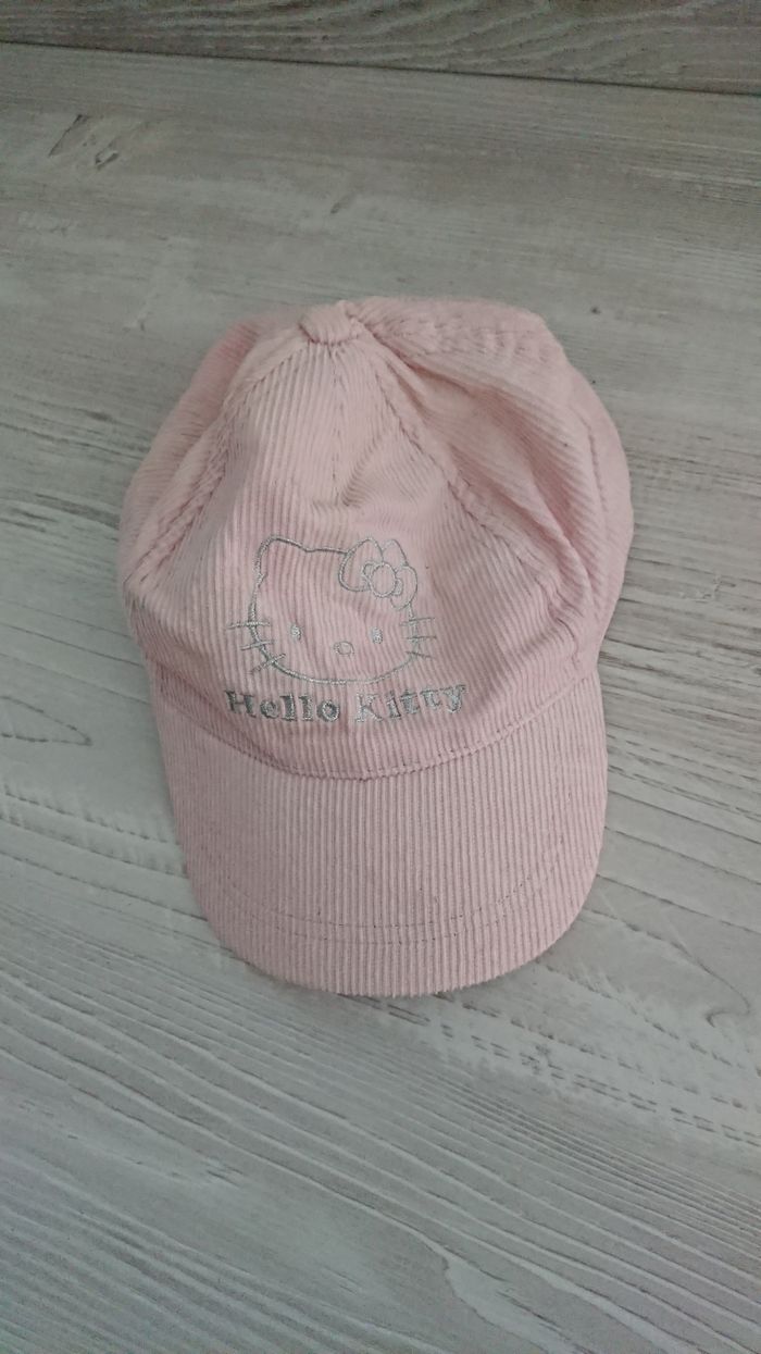 Casquette rose hello kitty