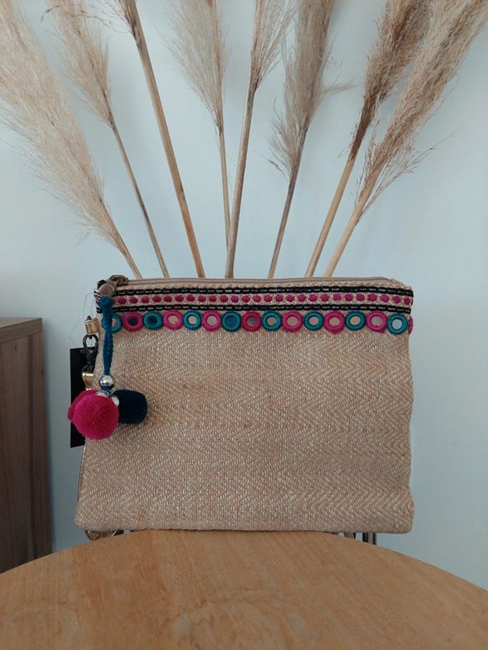 Pochette toile de jute