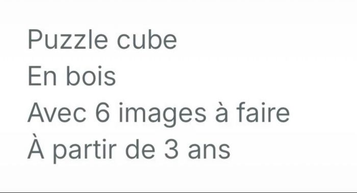 Cube puzzle - photo numéro 4