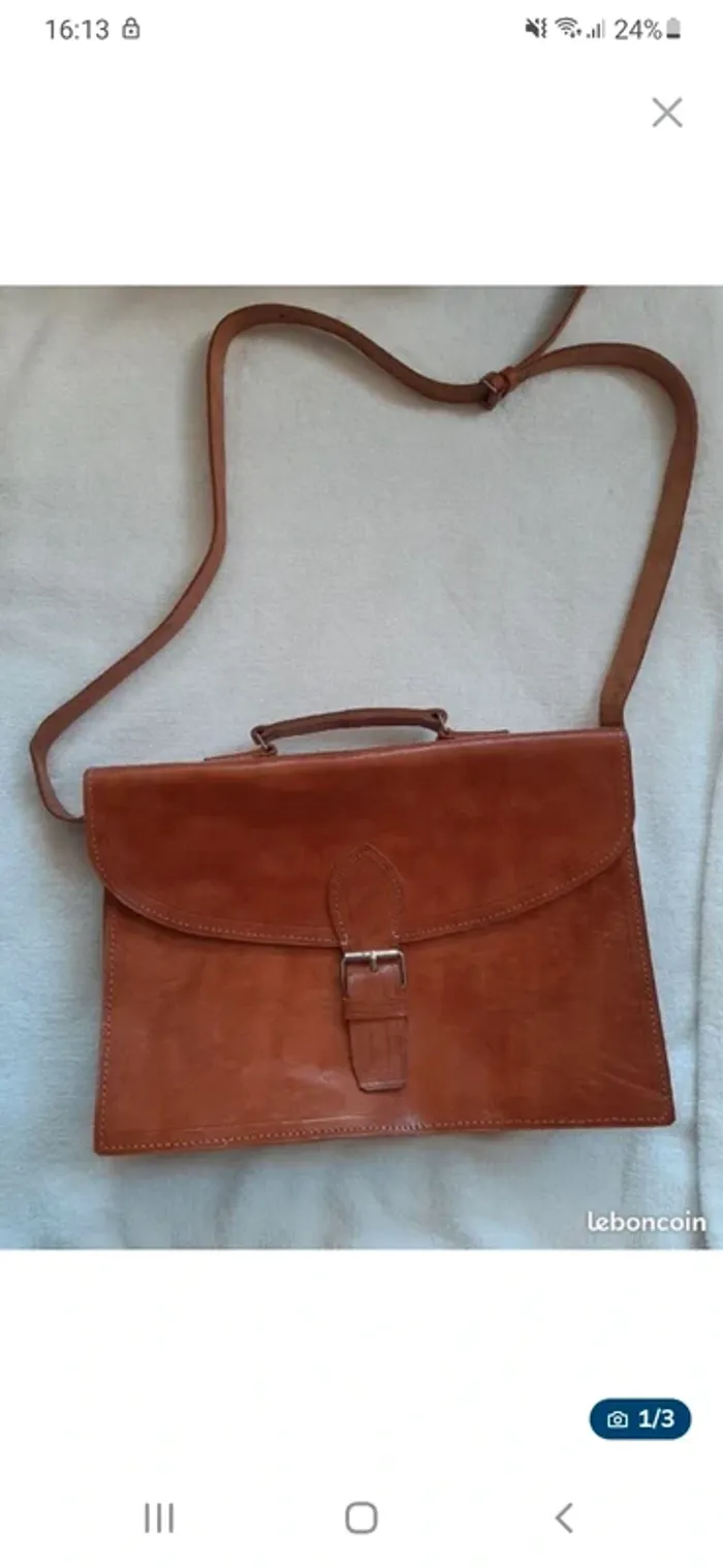 Cartable cuir