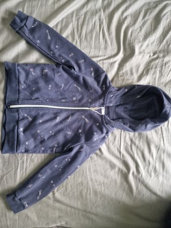 Veste zippée 4ans