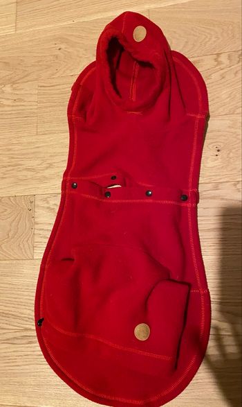 Cache-col pour deux Lennylamb – Polaire rouge