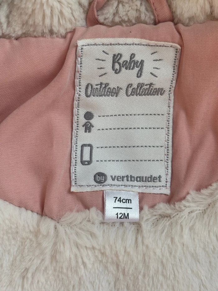 Manteau fourrure rose Vertbaudet - photo numéro 5