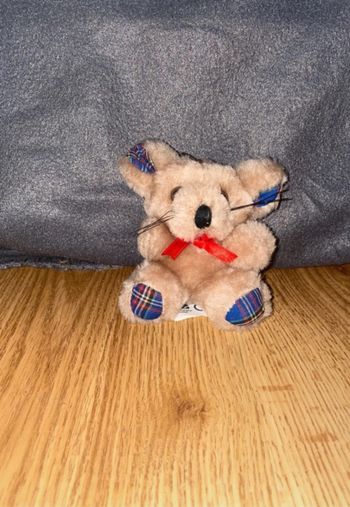 Mini peluche souris vintage