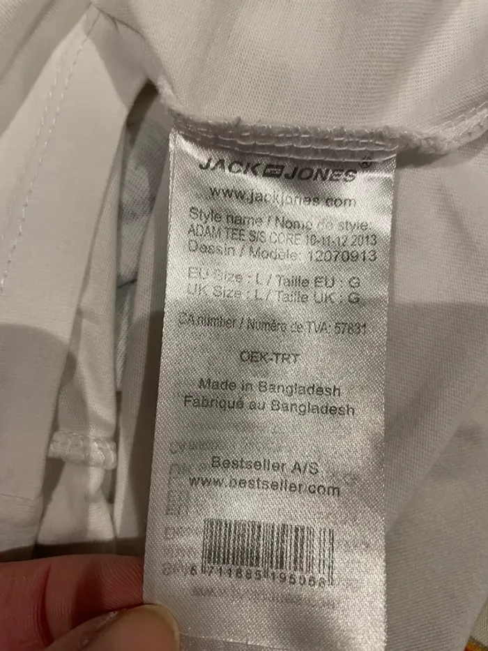 TEE shirt Jack & Jones taille 40 - L en très bon état - photo numéro 7