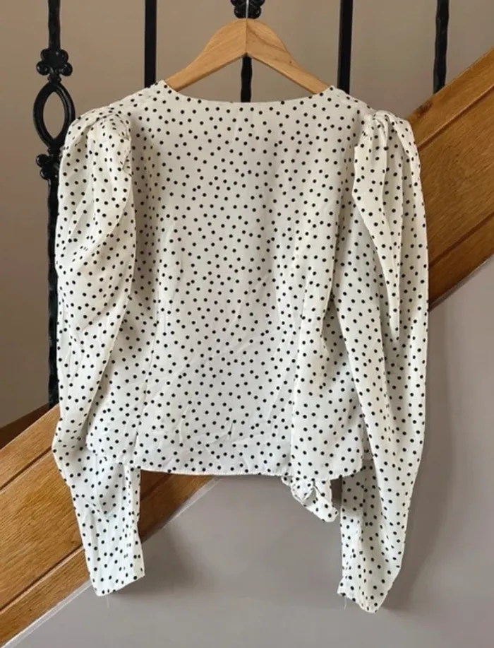 Blouse à pois Retro & Icone - photo numéro 3
