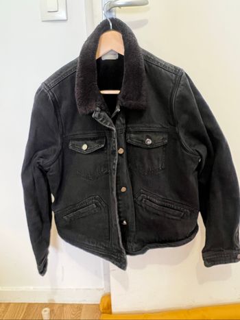 Veste jean fourré