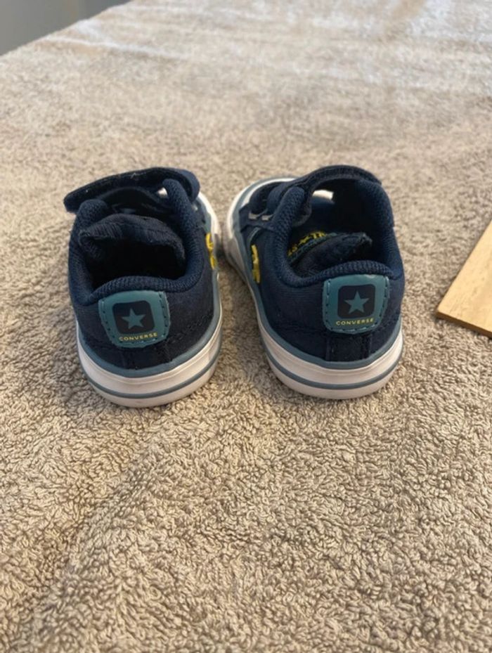 Converse enfant bleu taille 18 - photo numéro 3